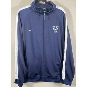 Nike TEAM Villanova Wildcats Full Zip Warm Up Track Jacket Mens Large NCAA